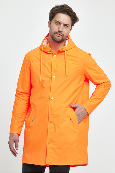 T Rain Ανδρικό αδιάβροχο Stay Dry Orange