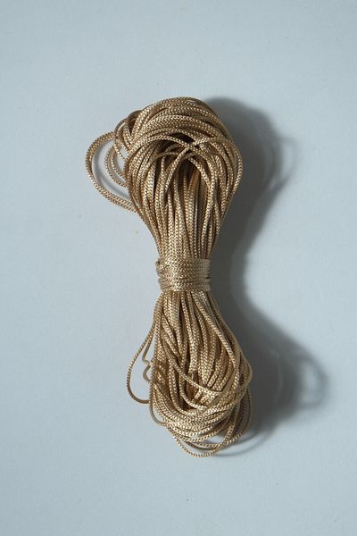 Eskişehir hobi sanat 1 mm 25 μέτρα Χρώμα Camel Hair Fine Parachute String Macrame Βραχιόλι Σχοινί Κολιέ Κοσμήματα Σχεδιασμός Σχοινί