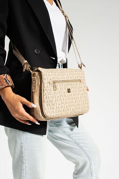 POLO style Geantă de umăr și crossbody model poștal foarte utilă - 8 compartimente 2068
