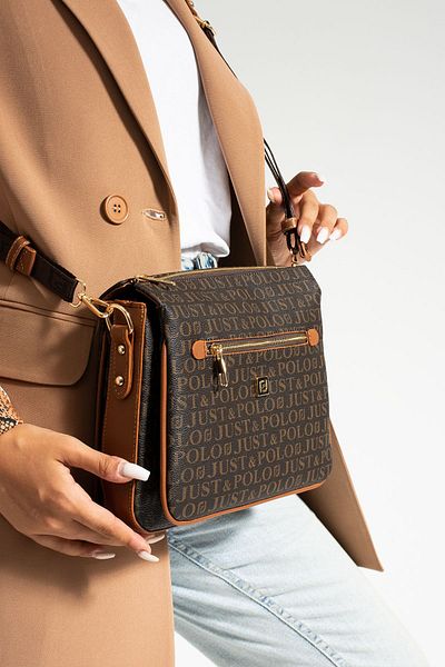 POLO style Geantă de umăr și crossbody model poștal foarte utilă - 8 compartimente 2068