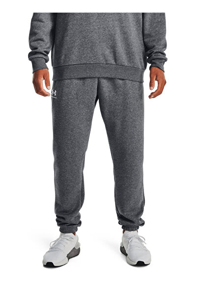 Under Armour Γκρι ανδρικό παντελόνι 3882-012 UA Essential Fleece Jogger