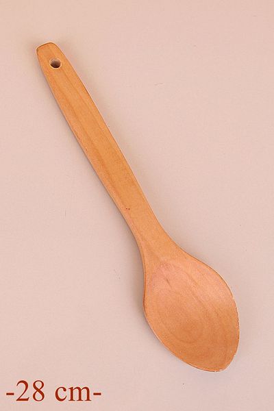 Grandgift Wooden Tablespoon Wooden Dinner Spoon 28 Cm Spoon Wooden One Piece