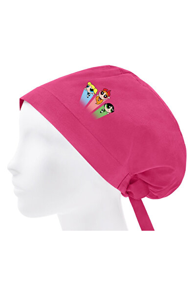 YNK Bonnet cu temă Powerpuff Girls Bonnet chirurgical standard și supradimens...