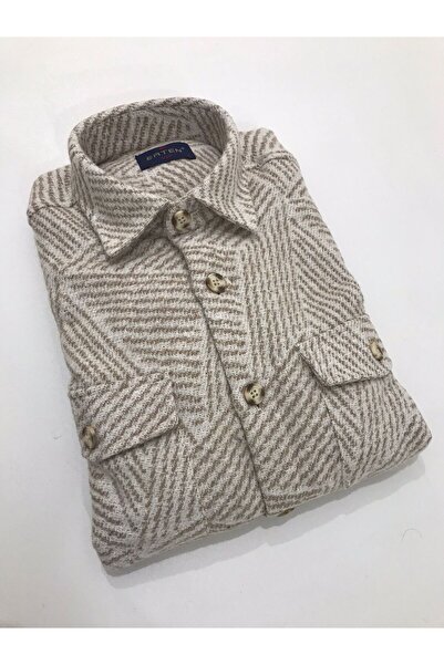 ERTEN DESENLİ ÇİFT CEPLİ ODUNCU GÖMLEK