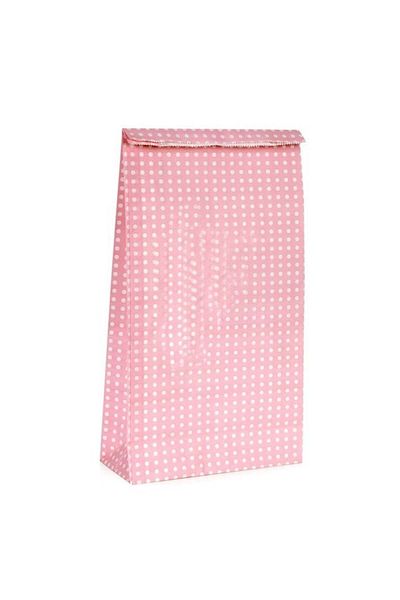 cici Pink Polka Dot Gift Package Paper Bag 25x15x6 Cm
