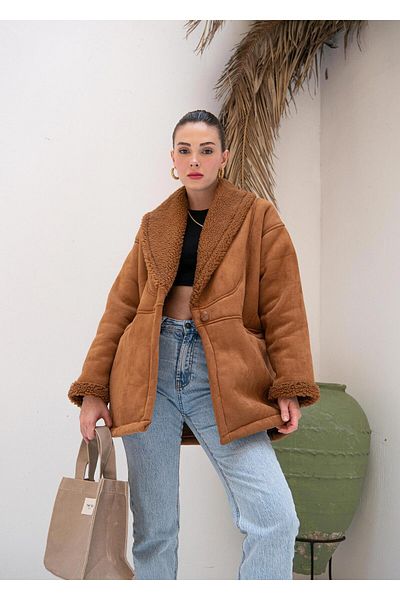 The All Brands Short Coat - Fur Inside Design