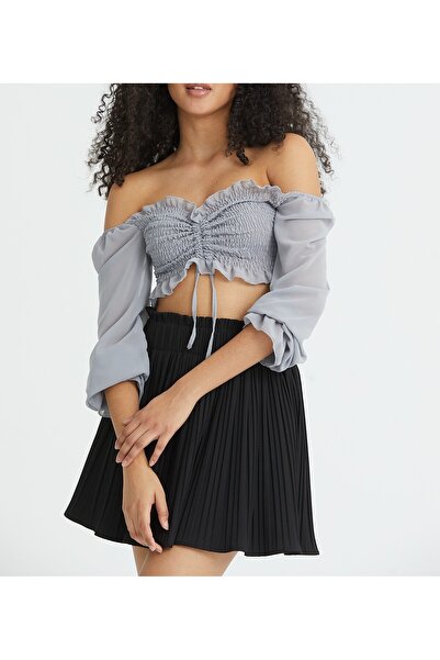 Modazeyosh بلوزة شيفون نسائية