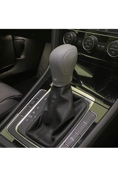 Freshstart Volkswagen Golf 7 Dsg Silikon Vites Topuzu Kılıfı Gri R Logo FS
