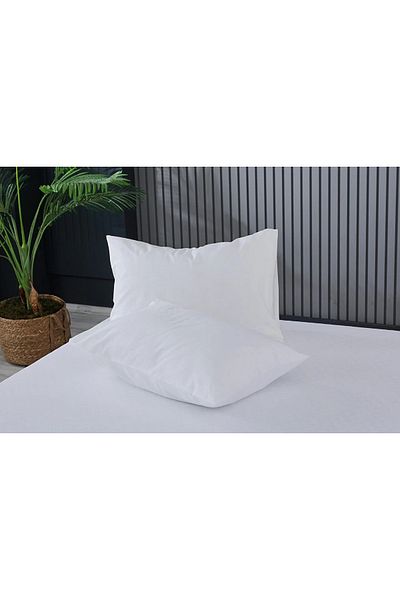Doqu Home Πολύχρωμη Μαξιλαροθήκη 50 x 70 cm - Λευκή