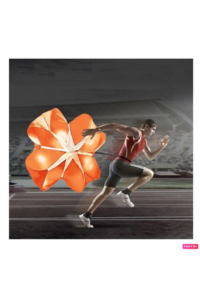 SCUCS Speed Parachute Sprint Resistance Parachute with Carrying Bag