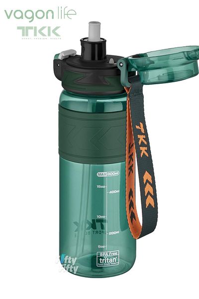 Vagonlife TKK 800 ML Dual Use Tritan Water Bottle with Straw/Comfortable Drinking Bpa Free with Carrying Strap FFTKK1020