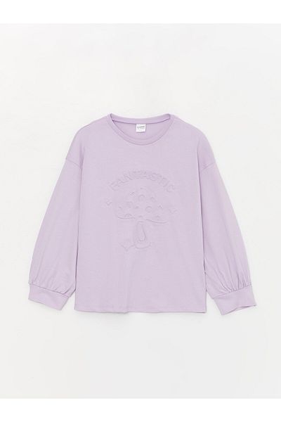 LC Waikiki Crew Neck Long Sleeve Girl's Pajama Set