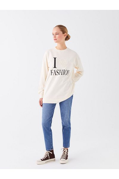 LC Waikiki Pantaloni Jean de damă cu ajustare dreaptă
