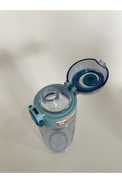 Shotay ST-6673 650 ml Tritan Lockable Flask Blue