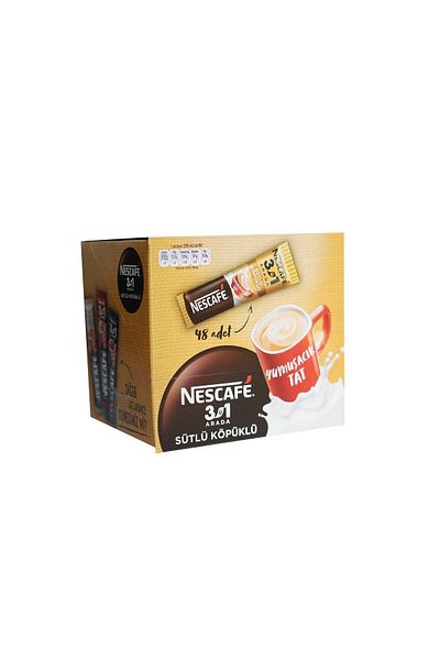Turuncu Kuruyemiş Nescafe 3 in 1 Milk Foam