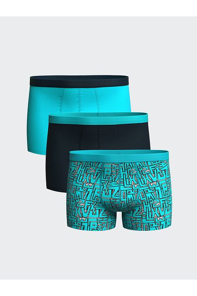 LC Waikiki Standard Mold Flexible Fabric Ανδρικά Boxers 3 τεμαχίων