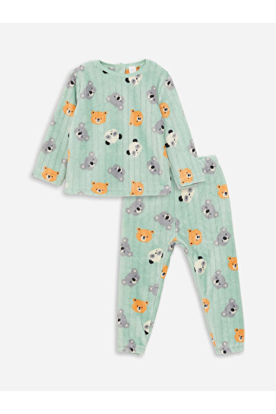 LC Waikiki Піжама з капюшоном та довгими рукавами з малюнком для хлопчика