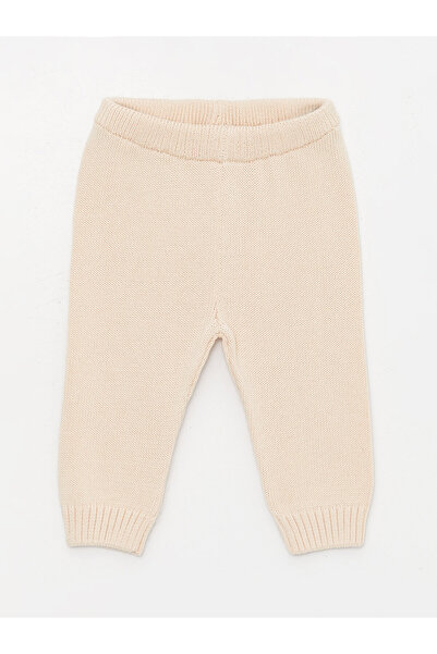 LC Waikiki Crew nyakú, hosszú ujjú, mintás kisfiú kötött pulóver és nadrág szett 2 darabból