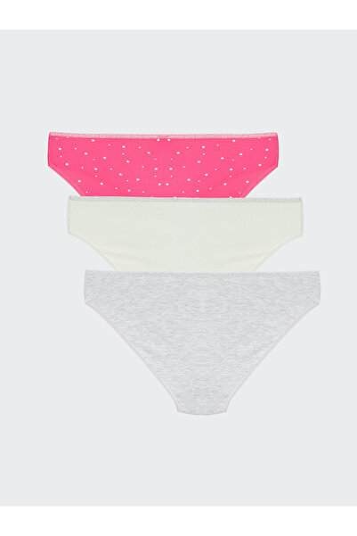 LC Waikiki Pachet de 3 chiloți bikini cu model