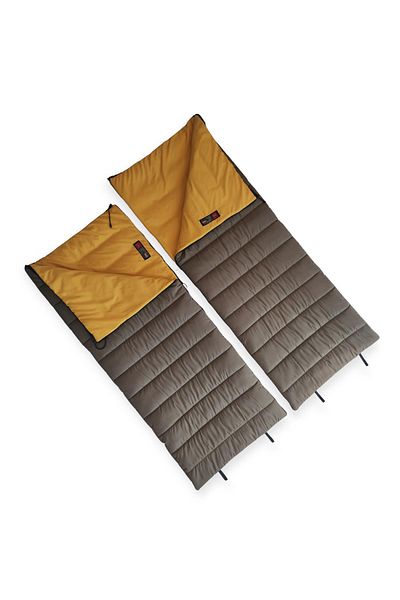 Naturecamp Era 350 Brown -15 Degree Combinable Double Earthquake Sleeping Bag
