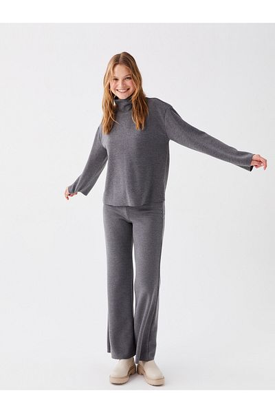 LC Waikiki Turtleneck Women's Knitwear Sweater - Solid Long Sleeve
