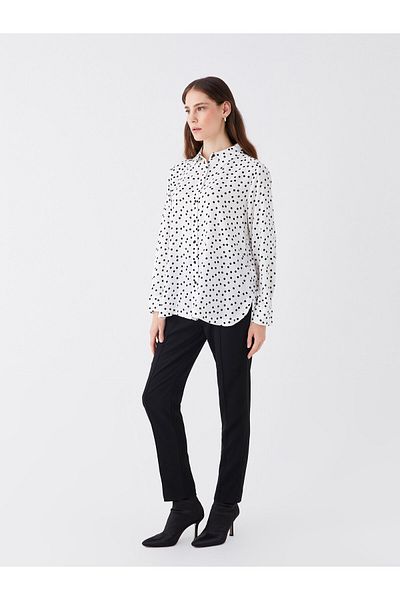 LC Waikiki Slim Fit dámské kalhoty s detailem prošívání