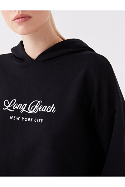 LC Waikiki Oversize dámská mikina s dlouhým rukávem a potiskem