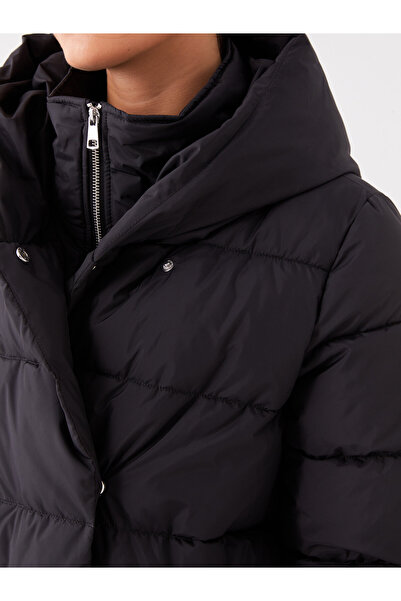 LC Waikiki Dámský kabát s kapucí Puffer