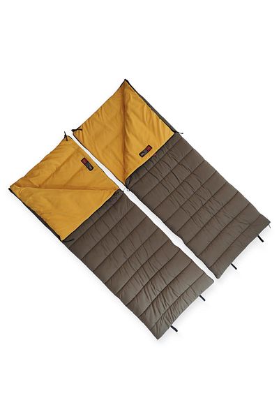 Naturecamp Elika 350 Brown -15 Degree Combinable Double Camping Sleeping Bag