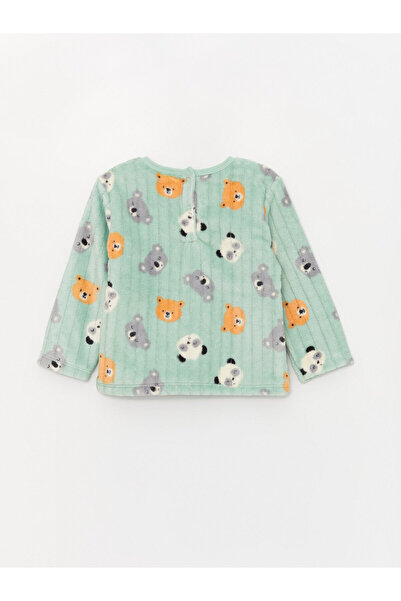 LC Waikiki Baby Boy - Crew Neck and Long Sleeve Patterned Pajama Set