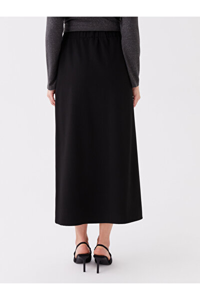 LC Waikiki Women's Printed Skirt with Elastic Waist