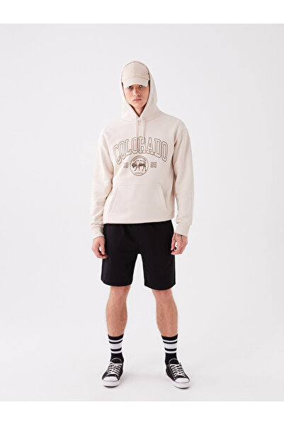 LC Waikiki Ανδρικό φούτερ με κουκούλα - μακρυμάνικο και στάμπα