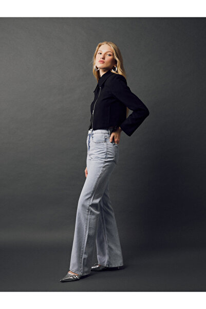 LC Waikiki Dámské džínové kalhoty Flare