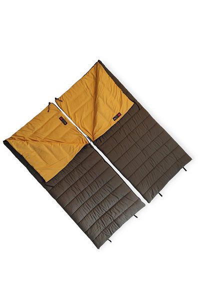 Naturecamp Hati 350 Brown -15 Degree Combinable Double XL Earthquake Sleeping Bag