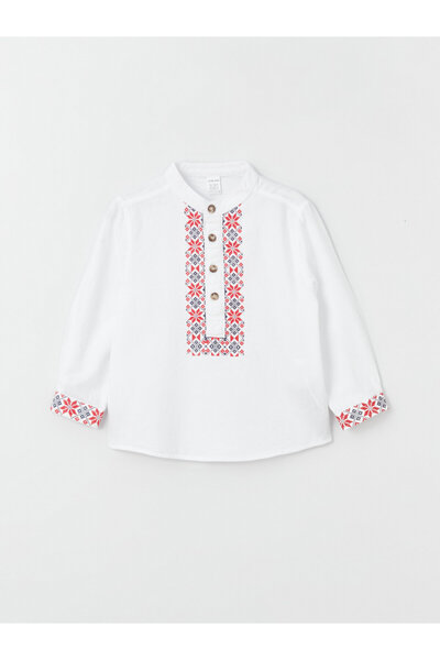 LC Waikiki Cămașă cu mânecă lungă imprimată pentru bebeluș băiețel