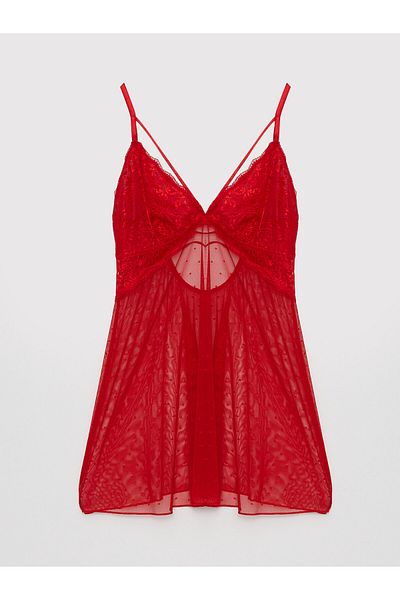 LC Waikiki Unwired Unfilled Lace Babydoll