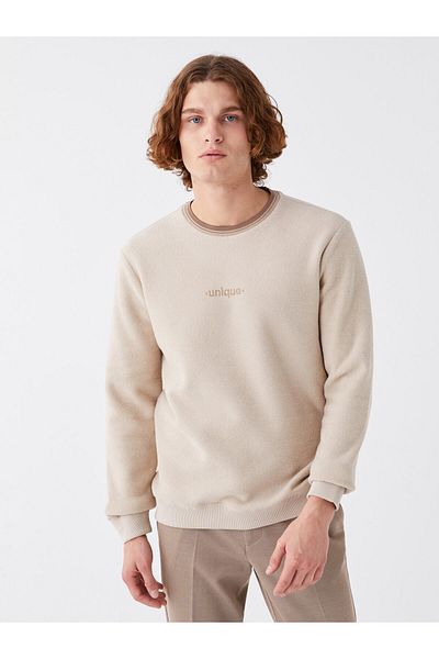 LC Waikiki Pánská mikina Crew Neck Long Sleeve Fleece