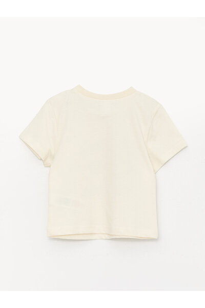 LC Waikiki Crew Neck Short Sleeve Printed Baby Boy T-Shirt and Shorts Set of 2