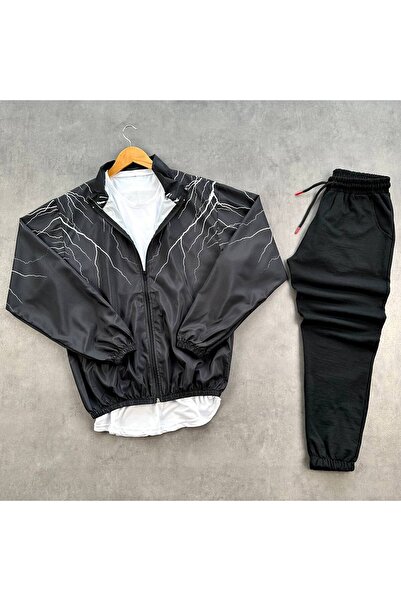 tetramoda Combinație de haină de ploaie și pantaloni de sport unisex, imperme...
