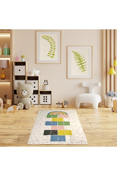 SafeMom 90x145 Aktivite Bebek Çocuk Oyun Halısı, Oyun Matı, Çocuk Odası Halıs...
