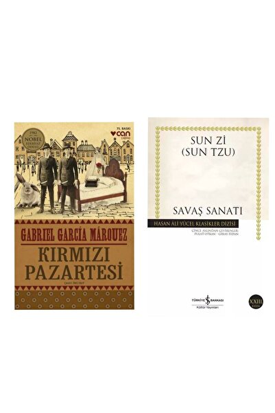 Can Yayınları الأحمر الاثنين - غابرييل جارسيا ماركيز - فن الحرب - سون تزي
