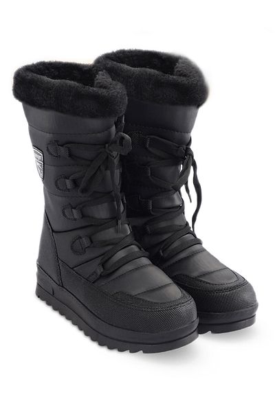 Slazenger HOPE IN Γυναικείες Snow Boots Μαύρα / Μαύρα