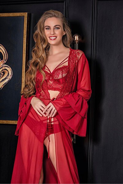 GALLİPOLİ Gallipoli Women's Transparent Bra Set 31632