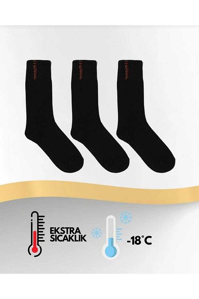 MİNAHOBİ 3 чифта термо мъжки комплект зимни чорапи (HEAT ABSORBENT)