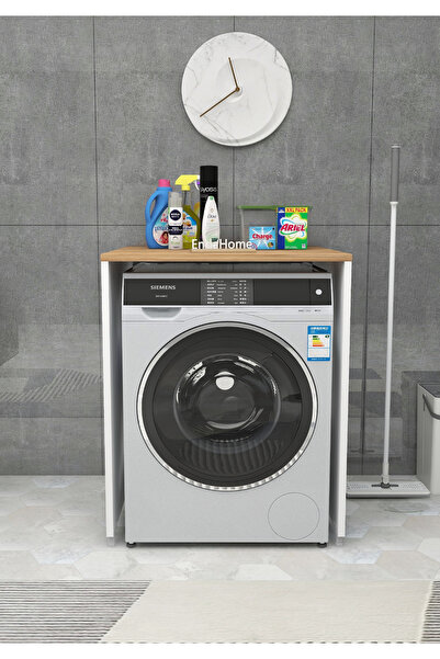 Enda Home Çamaşır Makinesi Dolabı 89x65 cm Beyaz