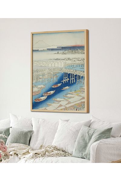 HOMEPACK Рамкирана единична картина Серия платноходка Класически плакат TK/118