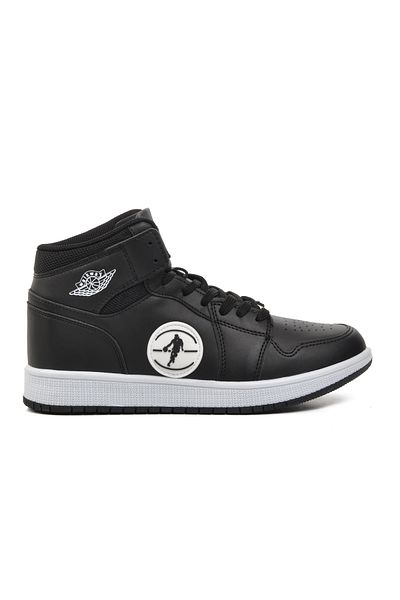 WALKWAY Sloga Hi Black-Black-White Unisex Hi Sneaker