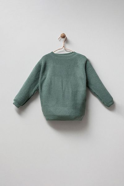 Magu Unisex Knitwear Round Neck Sweater