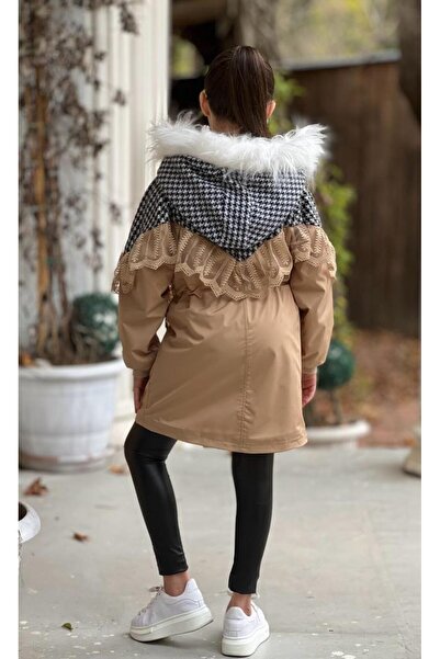 Eybabykids Kız Çocuk Krem Mont