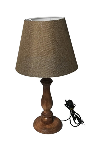 TEKAY AYDINLATMA عاكس الضوء لغرفة النوم من خشب الجوز، لوح رأسي من الكتان